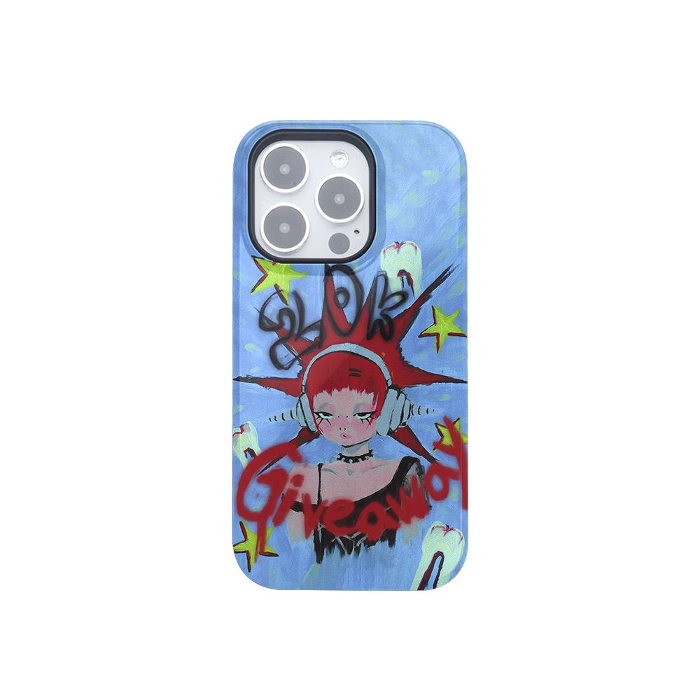 PlayGirl European American Graffiti Punk American Rock Personalized Niche Phone Case Suitable for Apple iPhone 14 13 xr Matte Gloss Full Edge Android Model Customization Original Film image 5