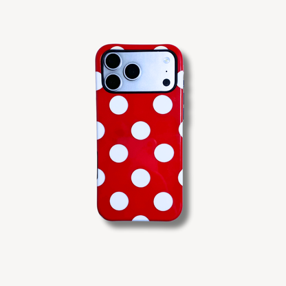 Red & White polka dots